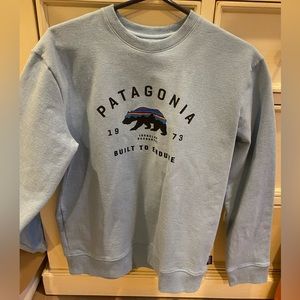 PATAGONIA Light Blue Uprisal Crewneck Sweatshirt